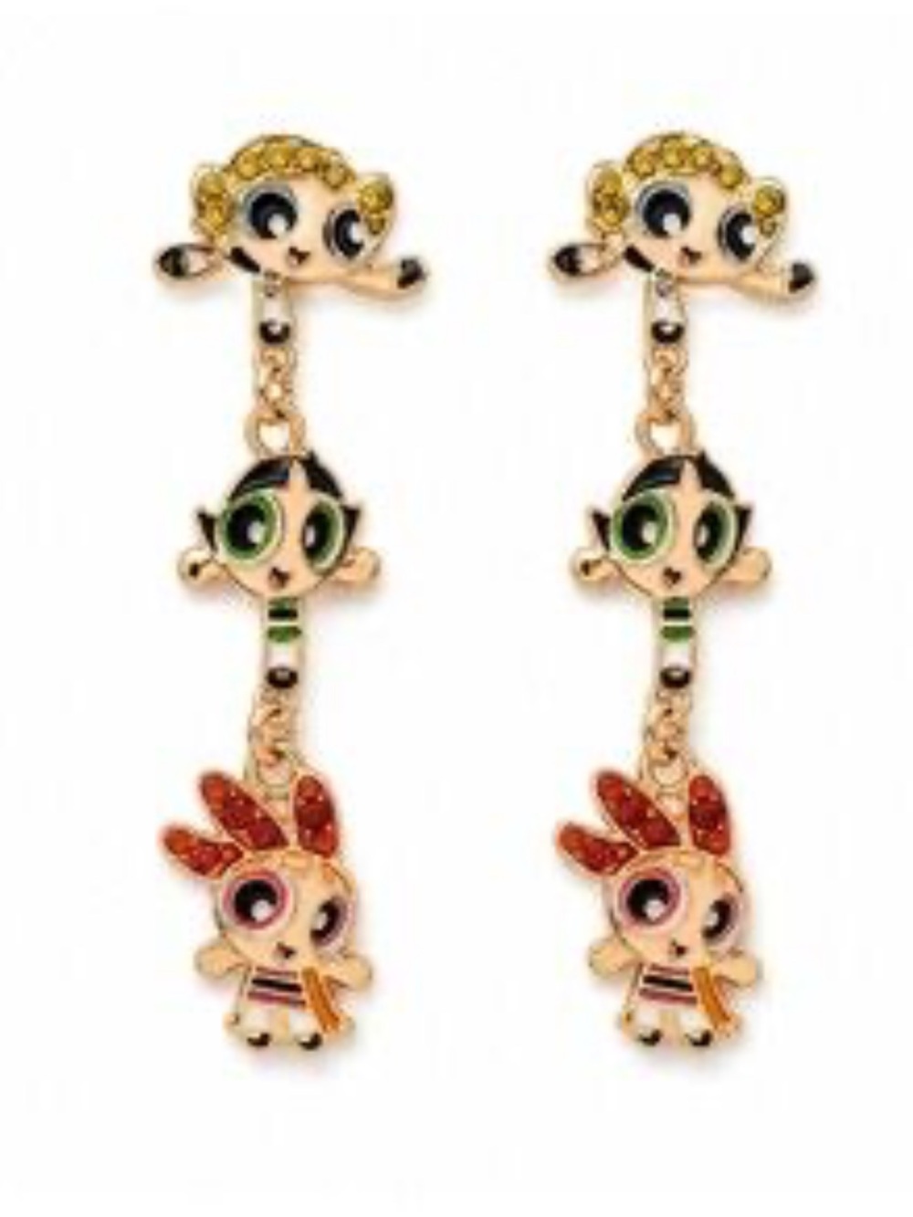Brand New Baublebar X The Powerfull Girls; 
Blossom, Bubbles & Buttercup Earring